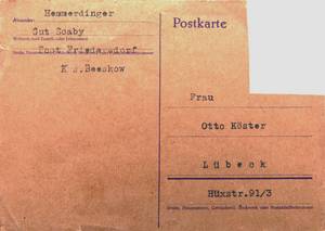 Postkarte vom 23.7.1942, Familienbesitz Dieber