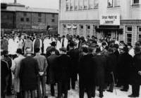 Schlachtviehmarkt in Lübeck, 1935