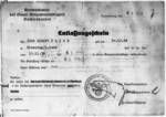 Entlassungsschein für Albert Daicz aus dem KZ Sachsenhausen (LAS Abt. 761 Nr. 8146, Bl. 7)