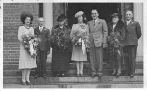 Hochzeit von Judith Behr und Morris Wiener 1943: Familienarchiv Dennis Wiener
