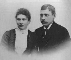 Hochzeitsfoto Wilhelm und Anna Krohn, Sommer 1902 [1]