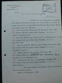Annahme der Zwangsvornamen, Archiv der Hansestadt Lübeck, Staatliche Polizeiverwaltung 124