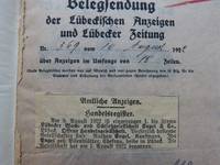 Veröffentlichung der Eintragung ins Handelsregister vom 10.8.1922