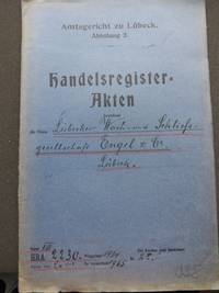 Titel der Akte, Archiv der Hansestadt Lübeck, Amtsgericht Lübeck, Abt. 2, HRA 2230