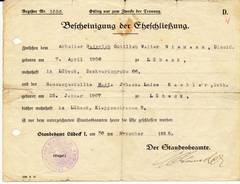 Bescheinigung der Eheschließung [2]